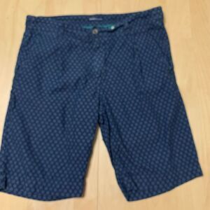 BOGGI MILANO Mens‎ Shorts UK48 Blue pattern -EUC